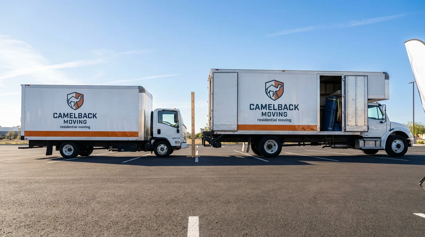 Moving truck size capacity guide in Okanogan